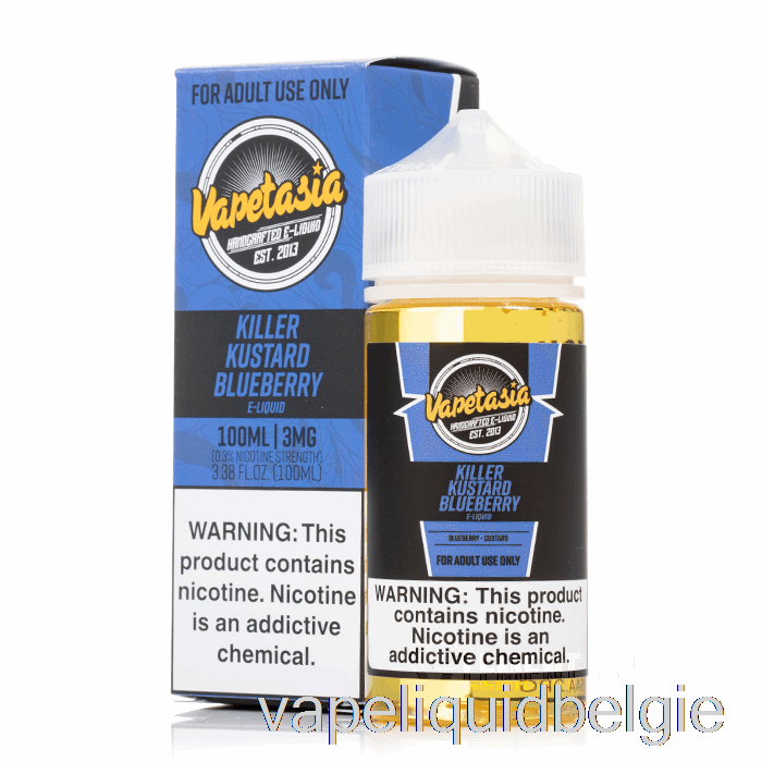 Vape België Killer Kustard Bosbes - Vapetasia - 100ml 0mg